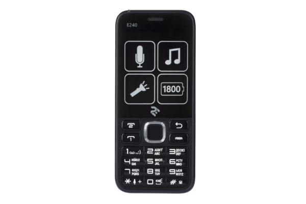 Мобільний телефон 2E E240 DualSim Black