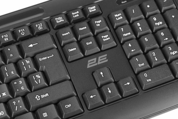 Клавиатура 2E KM1040 USB Black