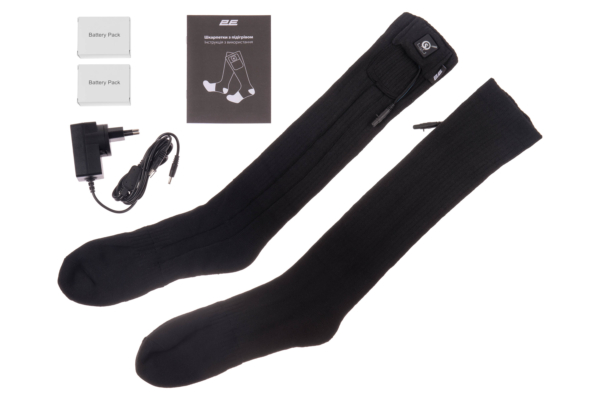 Шкарпетки з підігрівом 2E Race Plus Black високі, розмір S