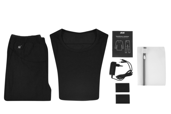 Жіноча термобілизна з підігрівом 2E eFiber for Women Black, розмір XL