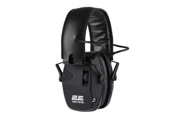 Тактичні захисні навушники 2E Pulse Pro Black NRR 22 dB, активні