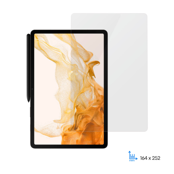 Захисне скло 2E для Samsung Galaxy Tab S8 (X700/X706), 2.5D, Clear