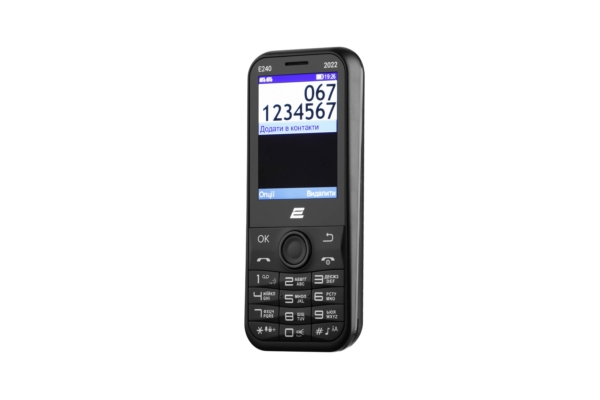 Мобільний телефон 2E E240 2022 Dual SIM Black
