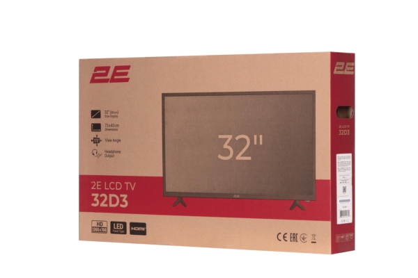 Телевізор 2E 32D3